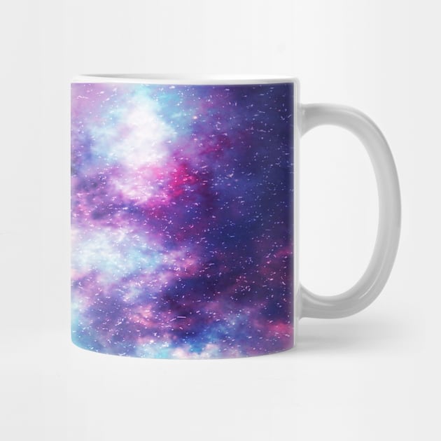 Colorful Universe Nebula Galaxy And Stars by jodotodesign